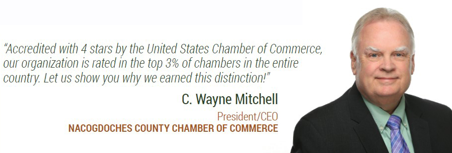 Chamber CEO Wayne Mitchell